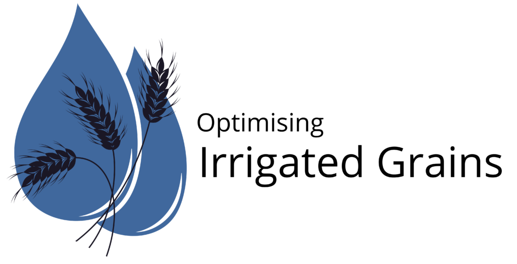 Optimising Irrigated Grains Logo White Background